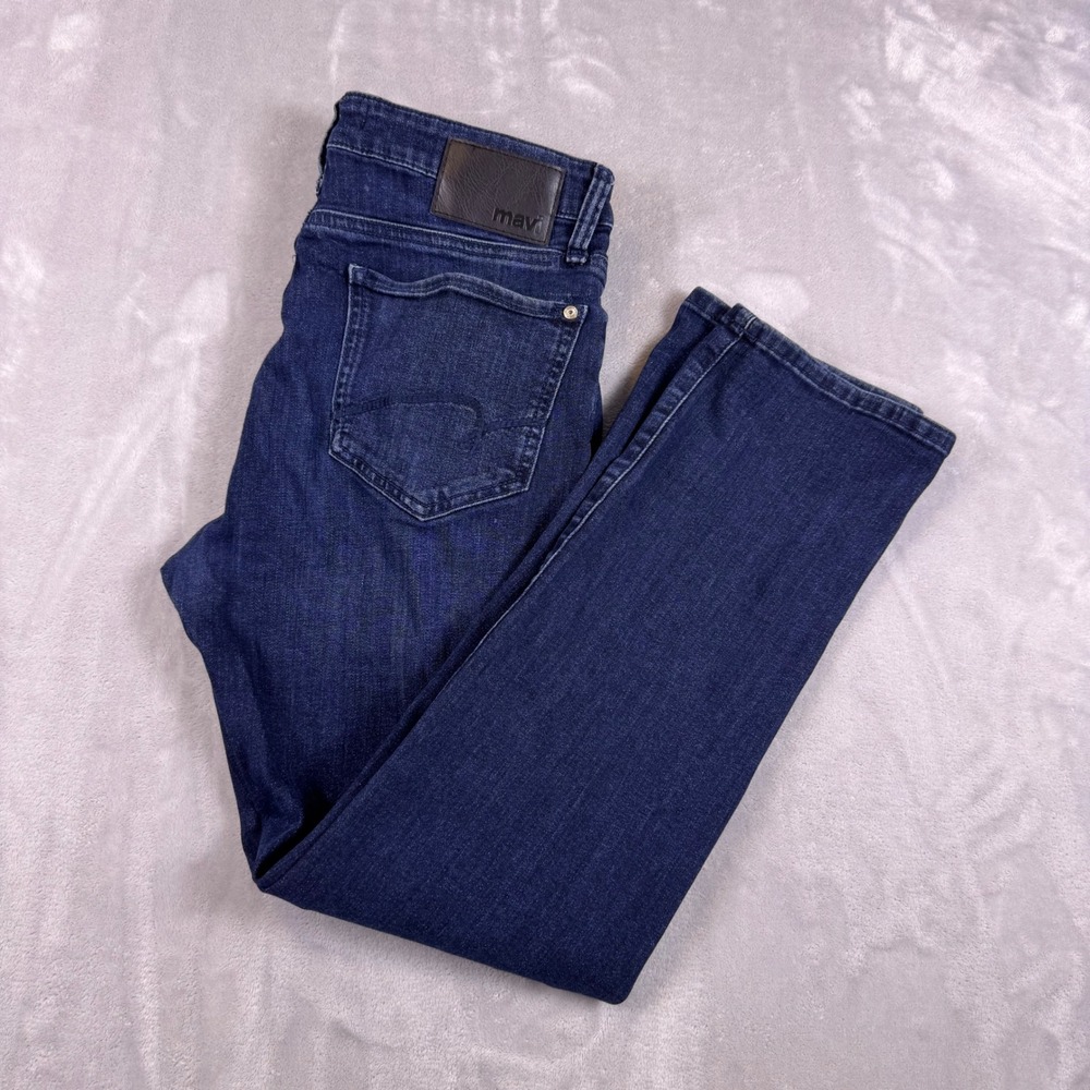 Mavi Zach Straight Leg Stretch Jeans Mens 32 Dark Indigo R281667
